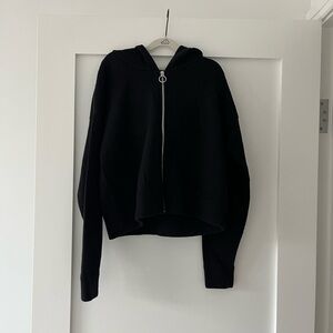Madewell Black Women's Zip-Up Hoodie